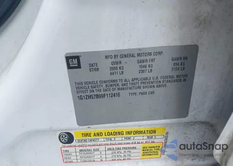 2009 Chevrolet Malibu Lt from USA, damaged, VIN 1G1ZH57B99F112416